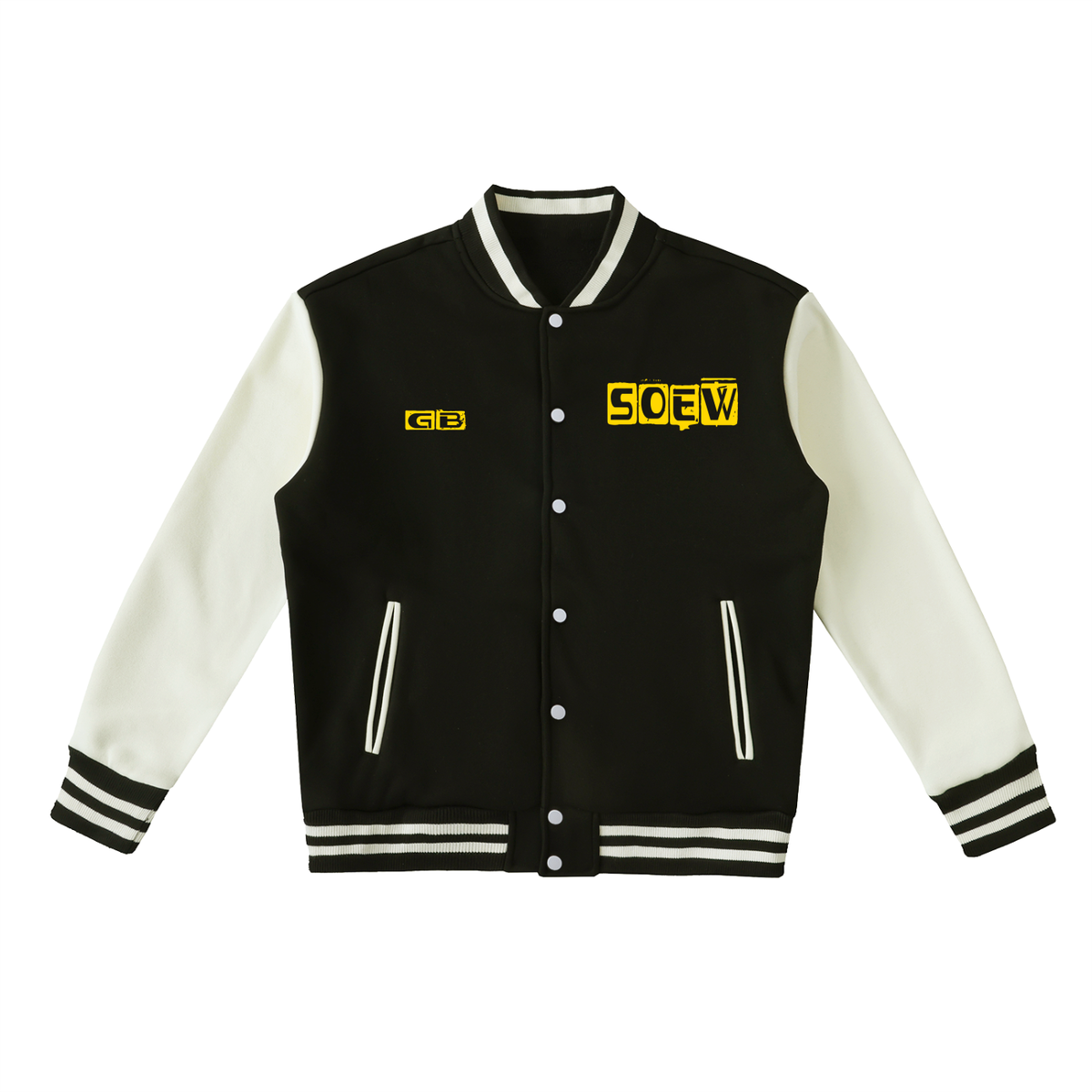 Gator Bite Two-Tone Fleeced Varsity Jacket