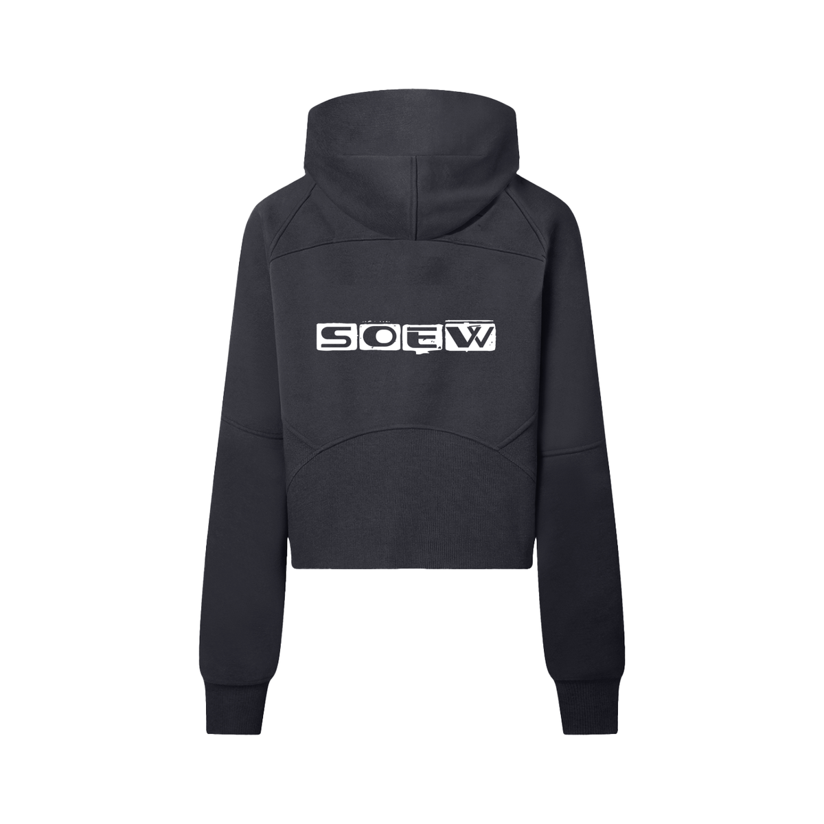 I'm her Cropped Half-Zip Hoodie