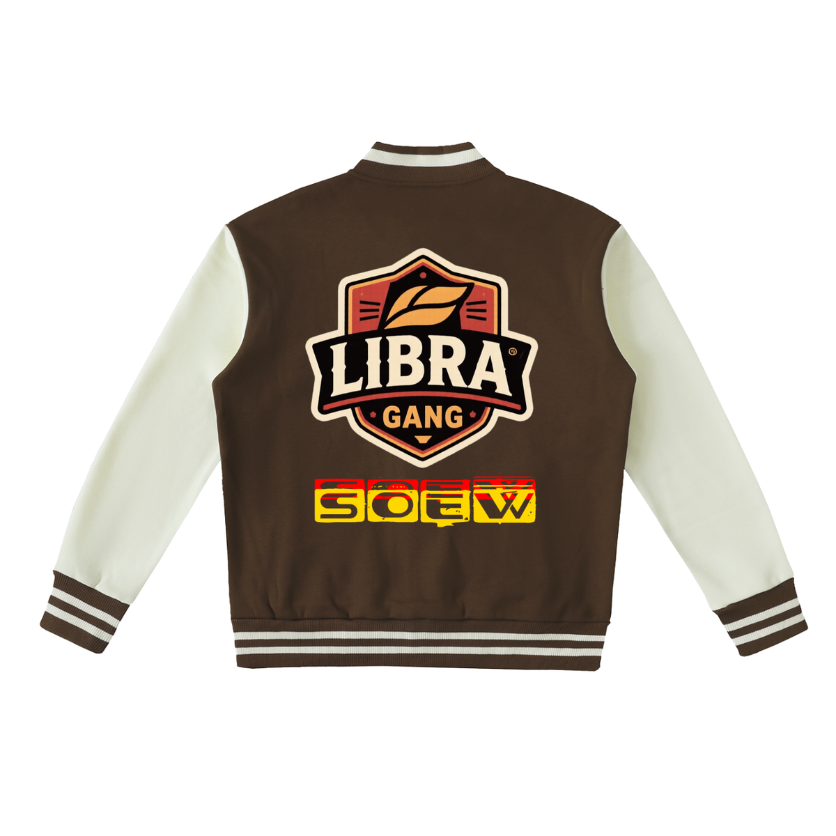 Drella Two-Tone Fleeced Varsity Jacket