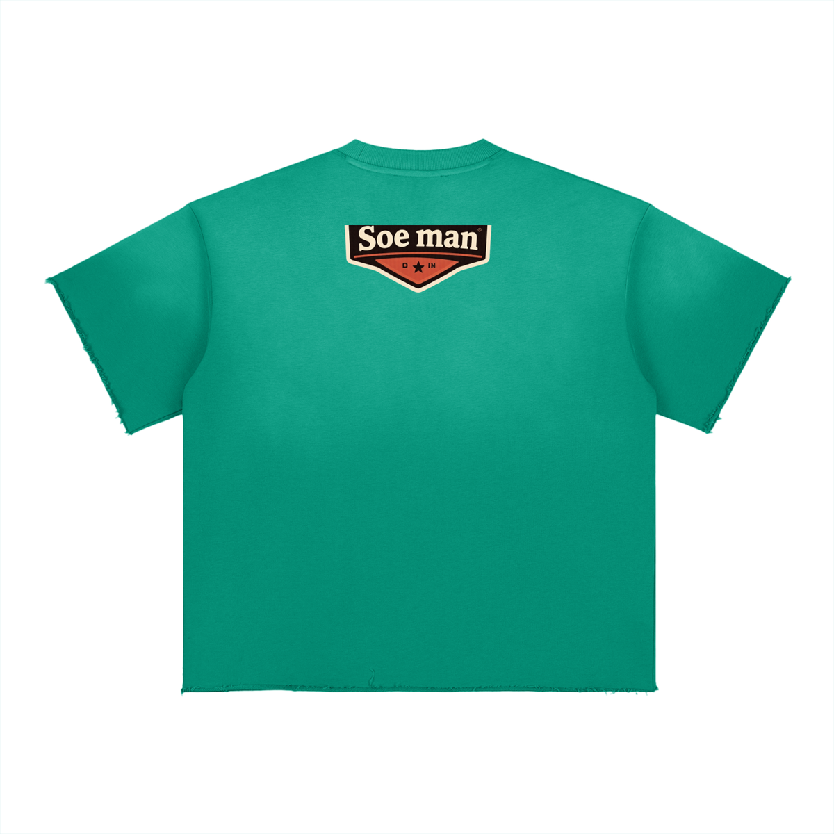 Soe man Sun Fade Raw Edge T-Shirt