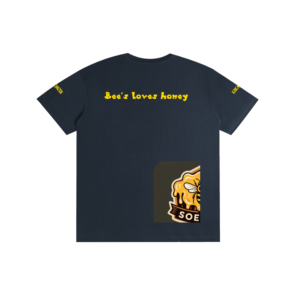 Bees loves honey Pure Cotton Unisex T-Shirt