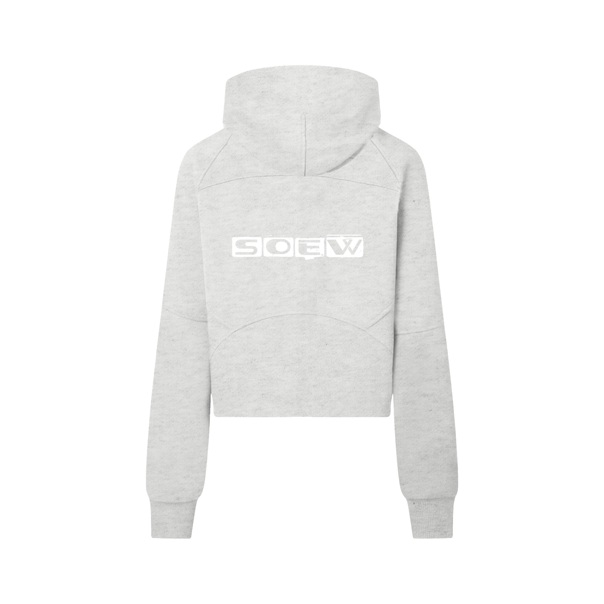 I'm her Cropped Half-Zip Hoodie