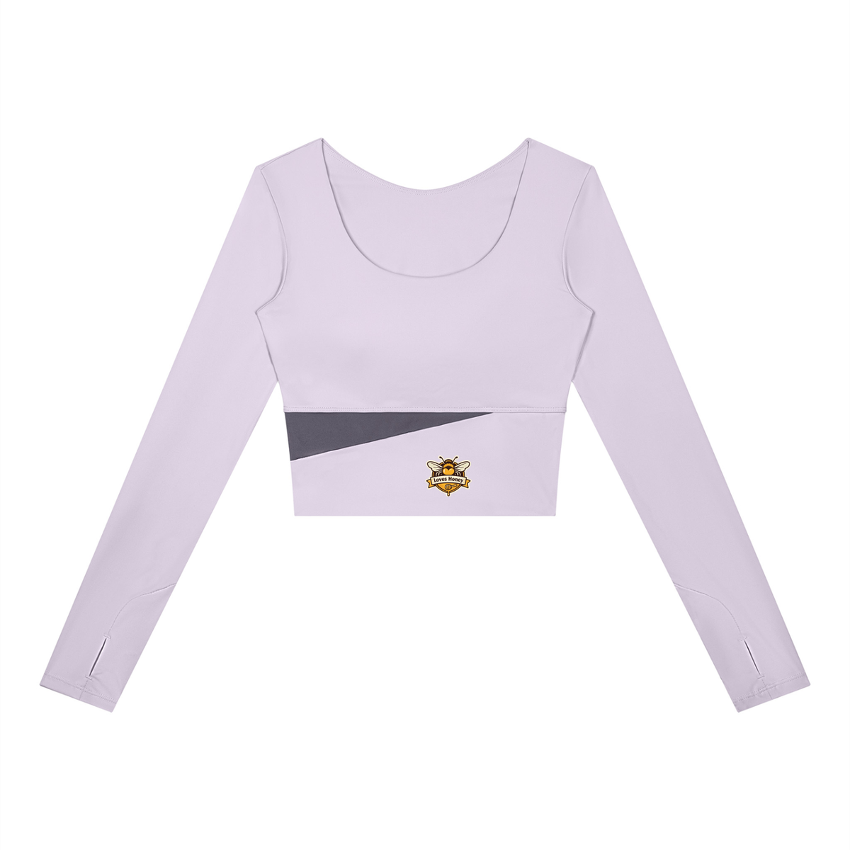 Bees love honey Women's Panelled Long Sleeve Yoga T-Shirt