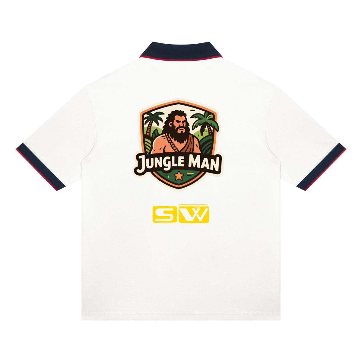 Jungle man Unisex Color Block Polo Shirt