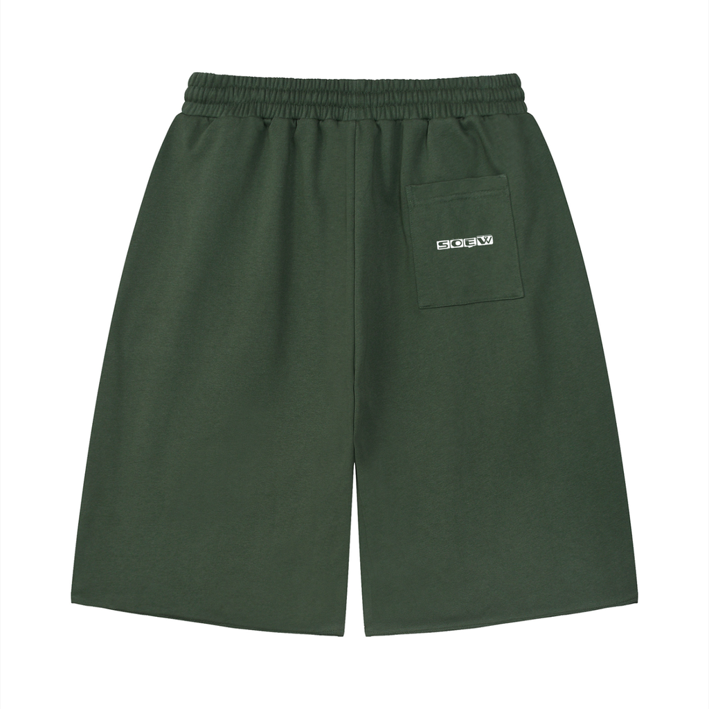 Dino power Unisex Loose Raw Edge Shorts