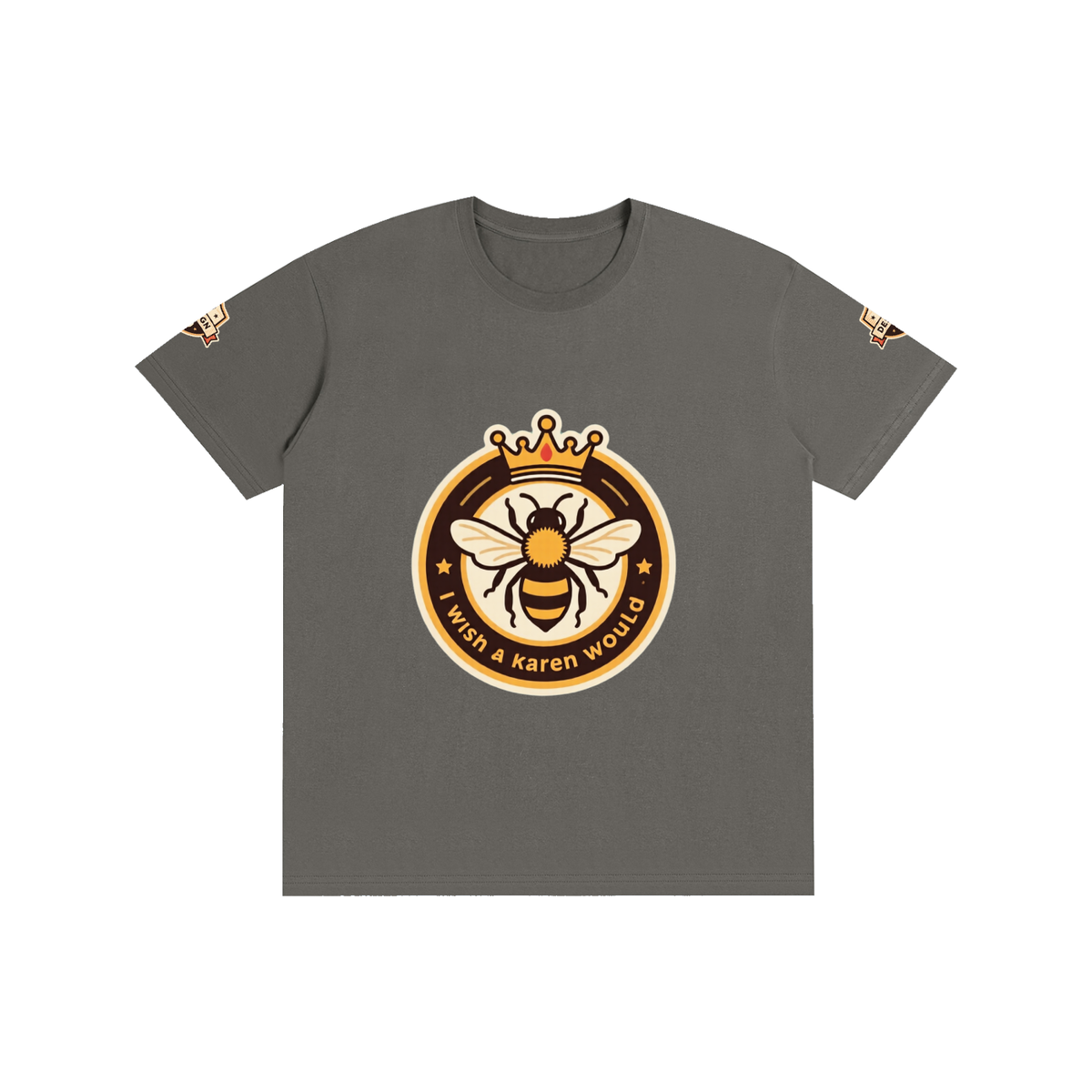 I wish a karen would Pure Cotton Unisex T-Shirt