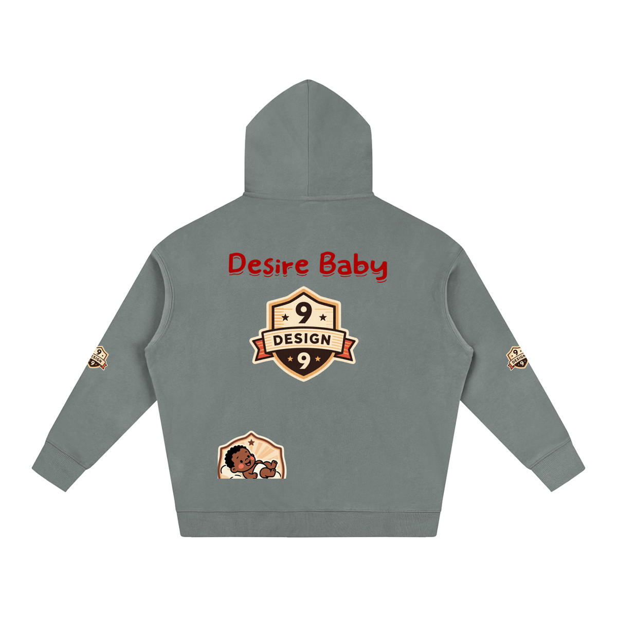 J9neworleans Desire baby Fleeced Hoodie