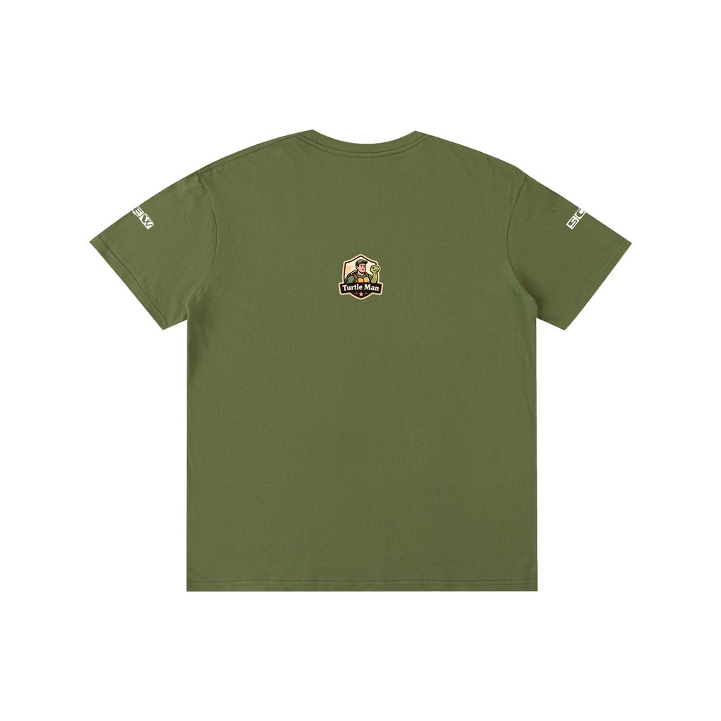 Turtle man Pure Cotton Unisex T-Shirt