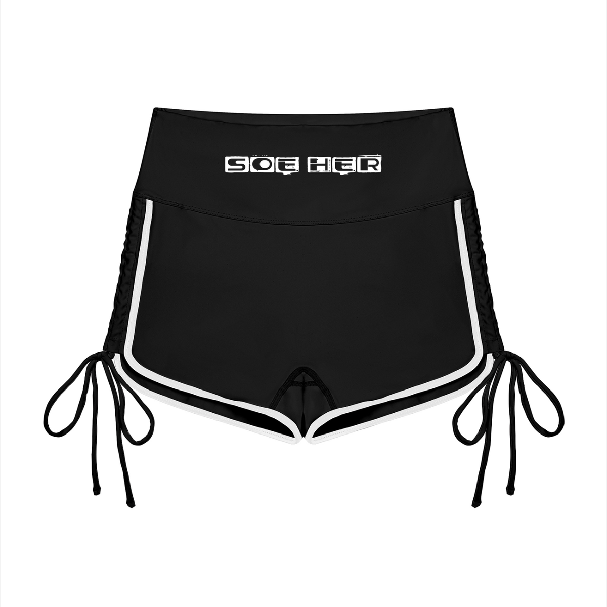 Soe her Women’s Color Block High Waisted Yoga Shorts