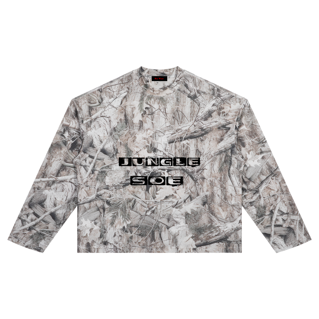 Jungle Soe Unisex Tree Camo Waffle T-Shirt