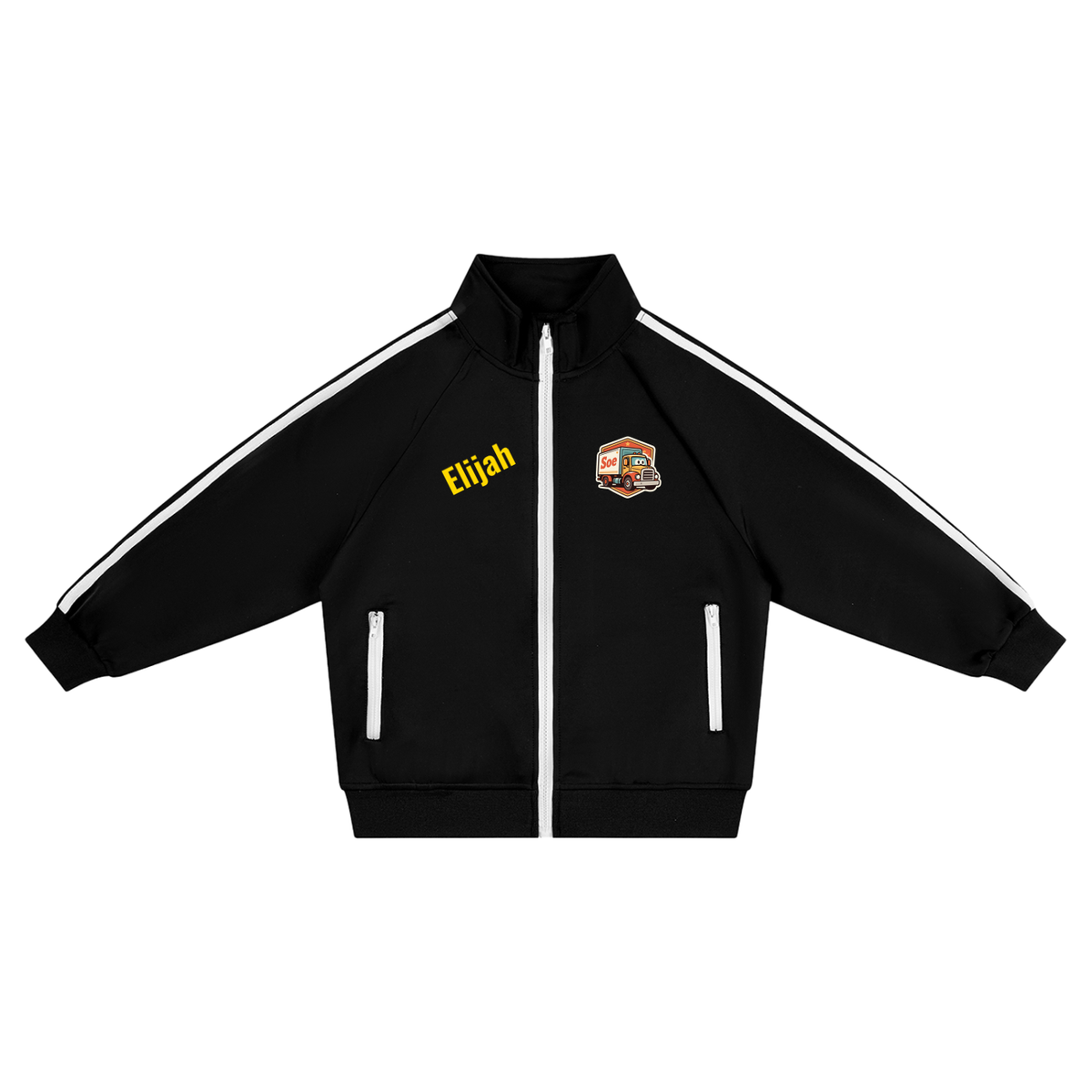 Elijah soe truck Kids’ Contrast Tape Coach Jacket