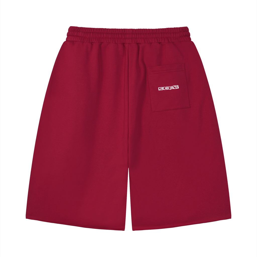Dino power Unisex Loose Raw Edge Shorts