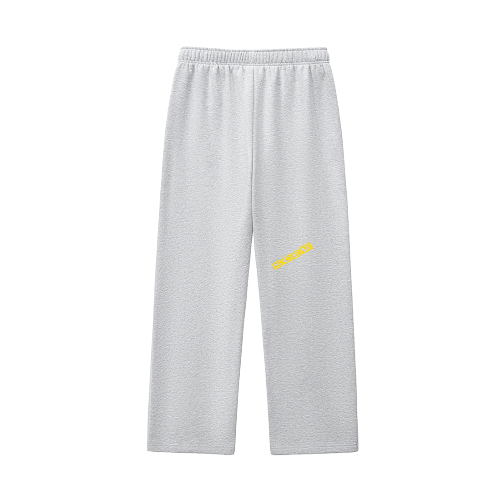Chasebook Contrast-Stitched Fleece Sweatpants