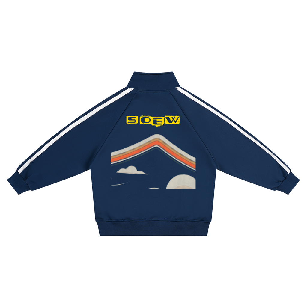 Skyii Kids’ Contrast Tape Coach Jacket