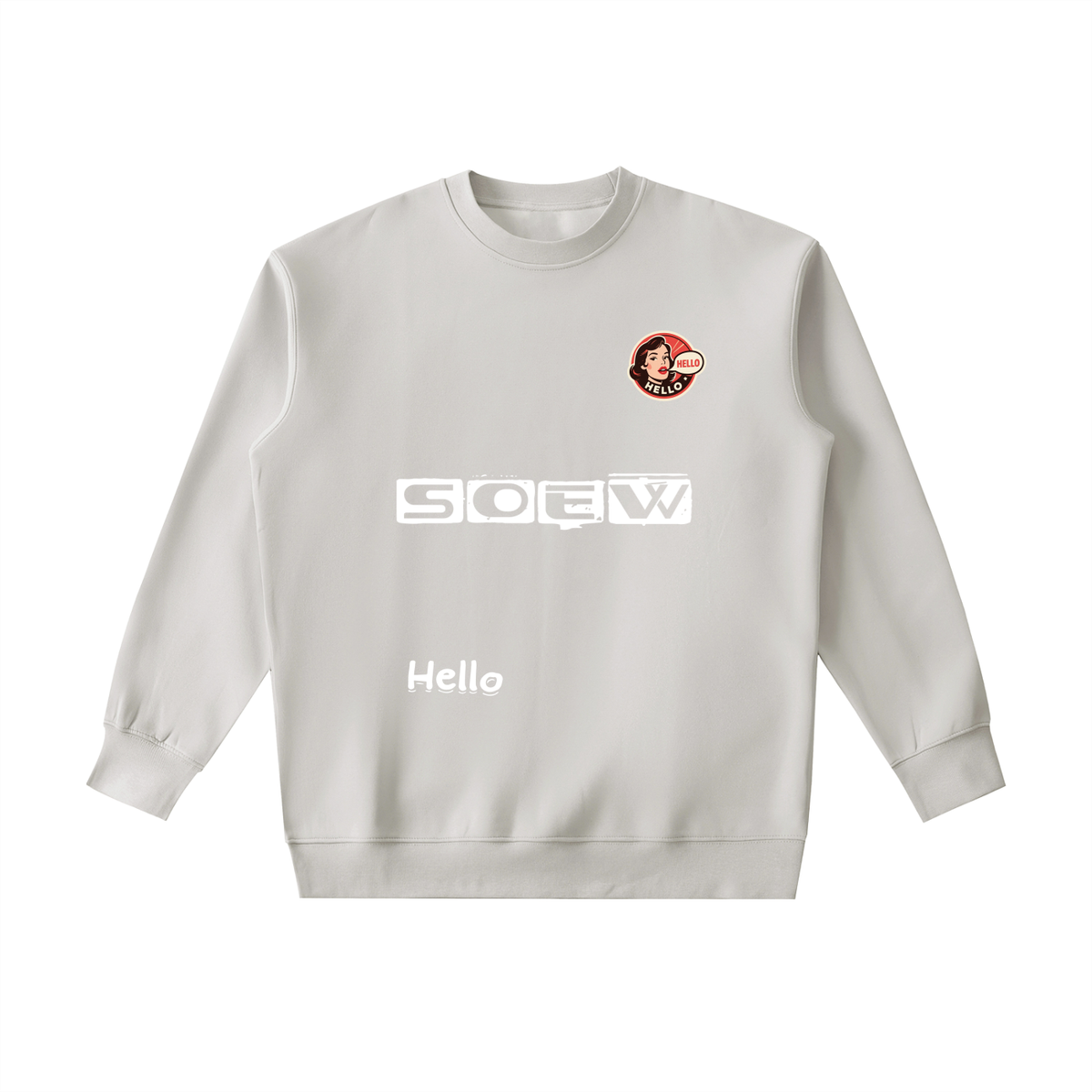 Soe Wear Hello Heavyweight Crewneck Sweatshirt