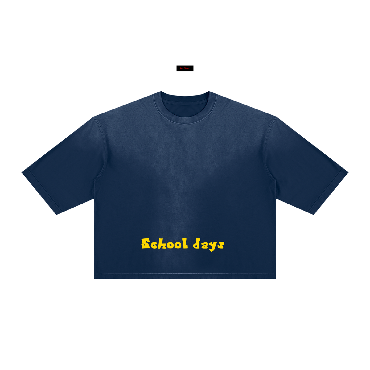 School kid Unisex Vintage Wash Sunfade Boxy T-Shirt