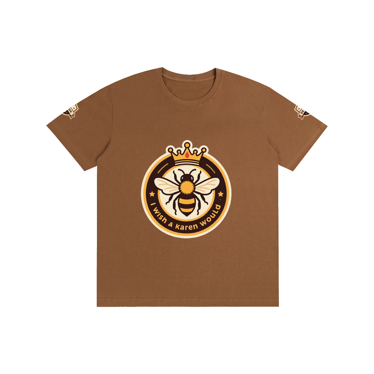 I wish a karen would Pure Cotton Unisex T-Shirt