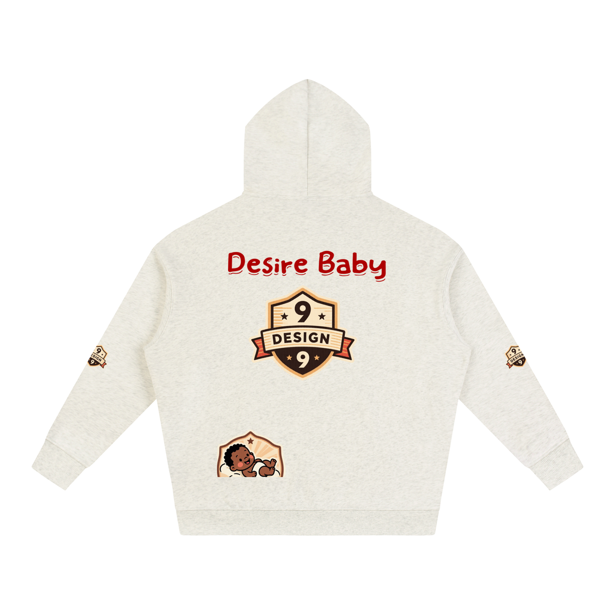 J9neworleans Desire baby Fleeced Hoodie
