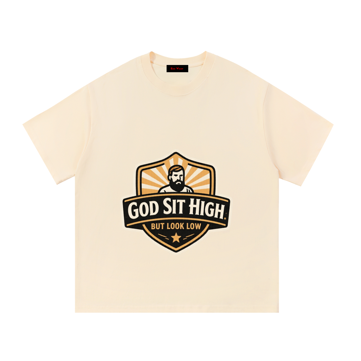 God sit high Essential Cotton T-Shirt