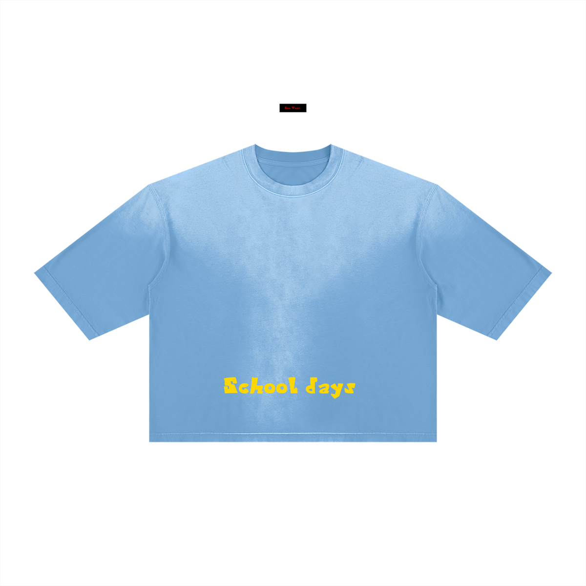 School kid Unisex Vintage Wash Sunfade Boxy T-Shirt