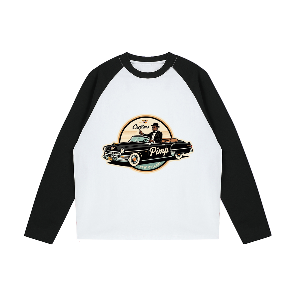 Say pimp Raglan Long-Sleeve T-Shirt
