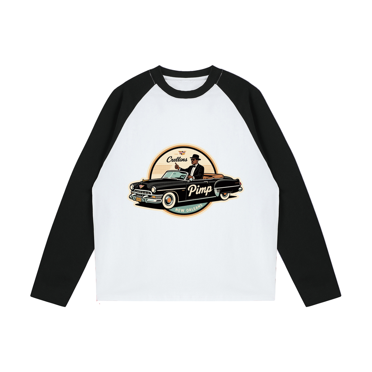 Say pimp Raglan Long-Sleeve T-Shirt