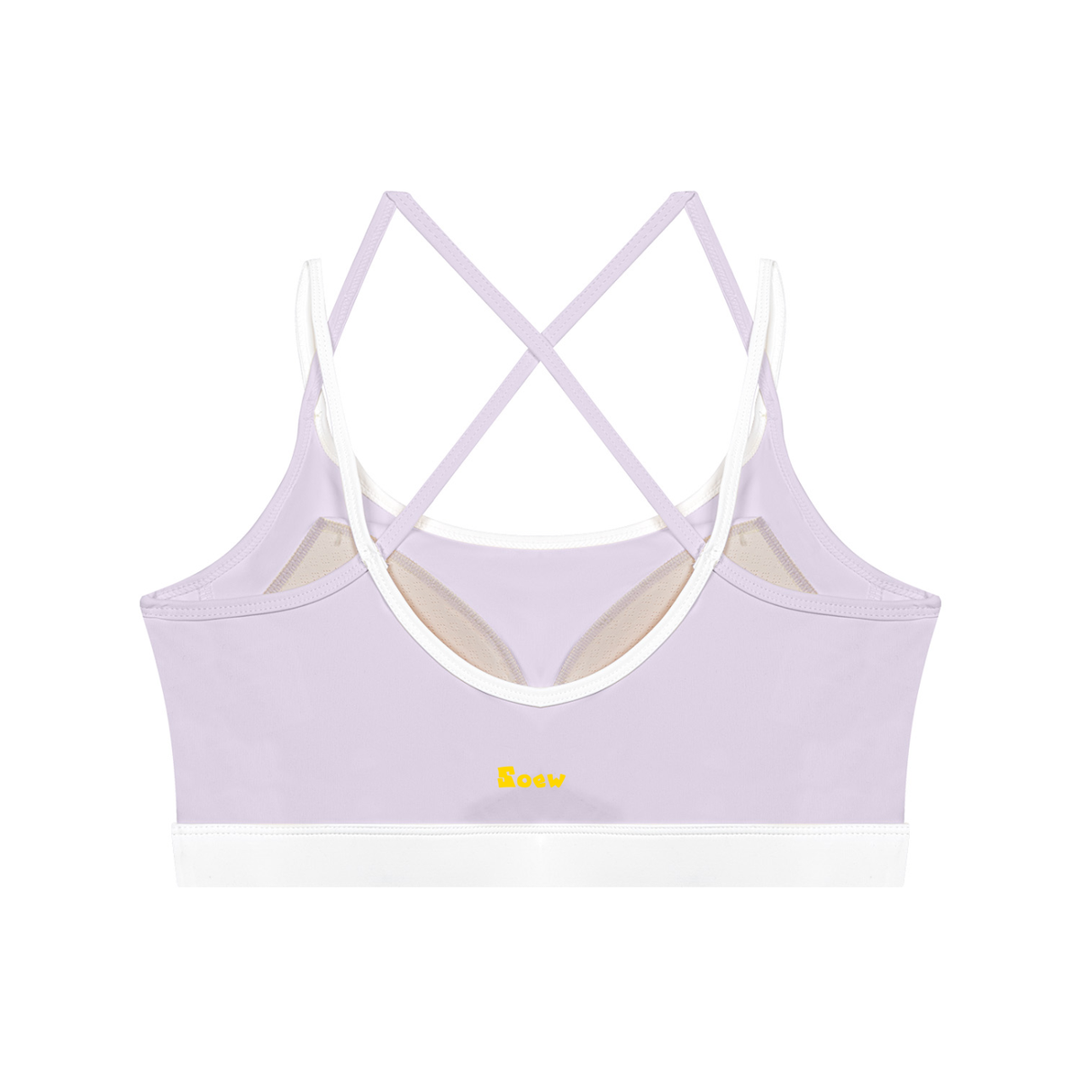 Soew Women's Color Block Yoga Sports Bra