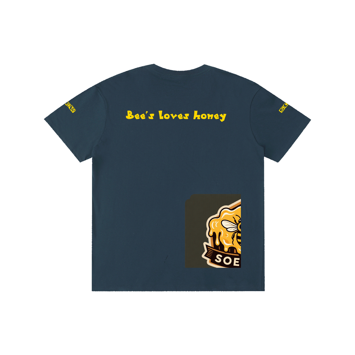 Bees loves honey Pure Cotton Unisex T-Shirt