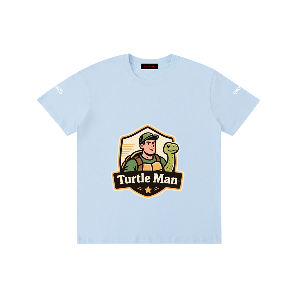 Turtle man Pure Cotton Unisex T-Shirt