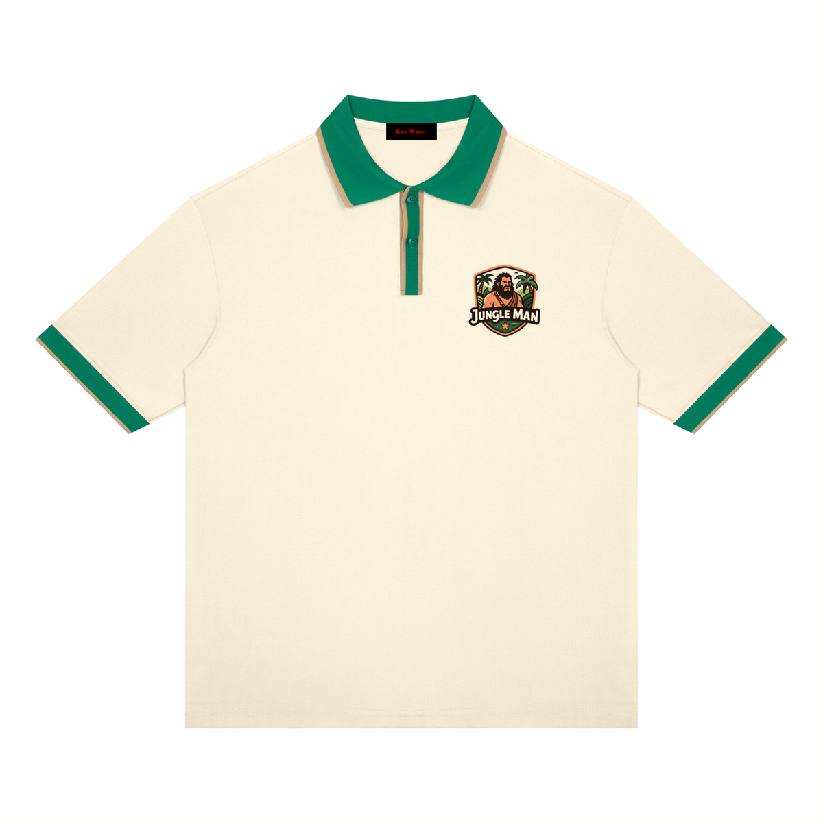 Jungle man Unisex Color Block Polo Shirt