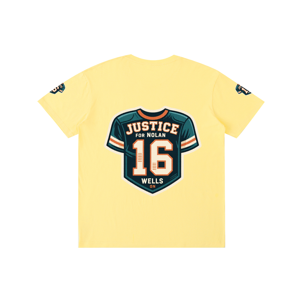Justice for Nolan wells Pure Cotton Unisex T-Shirt
