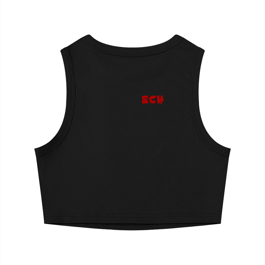 Women's Tight Crewneck Crop Tank Top