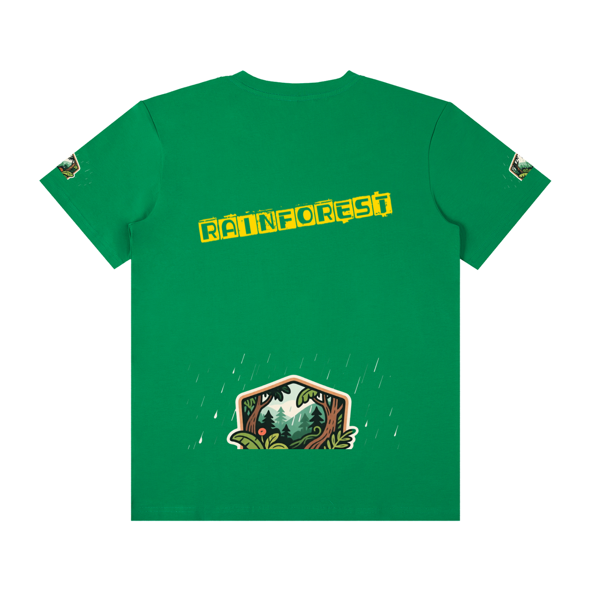 Rainforest Unisex Classic Crew Neck Cotton T-Shirt