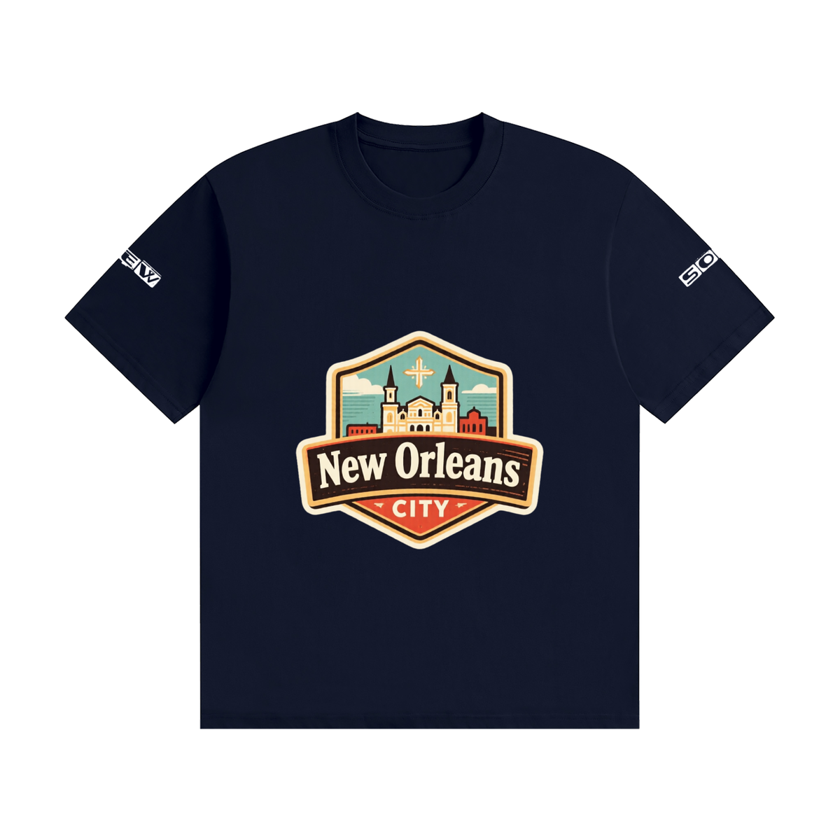 70117 new Orleans Unisex Seamless Cotton T-Shirt