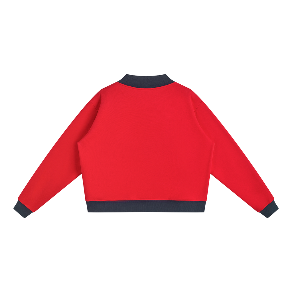Gjwhf Women’s Mock Neck Crewneck Sweatshirt