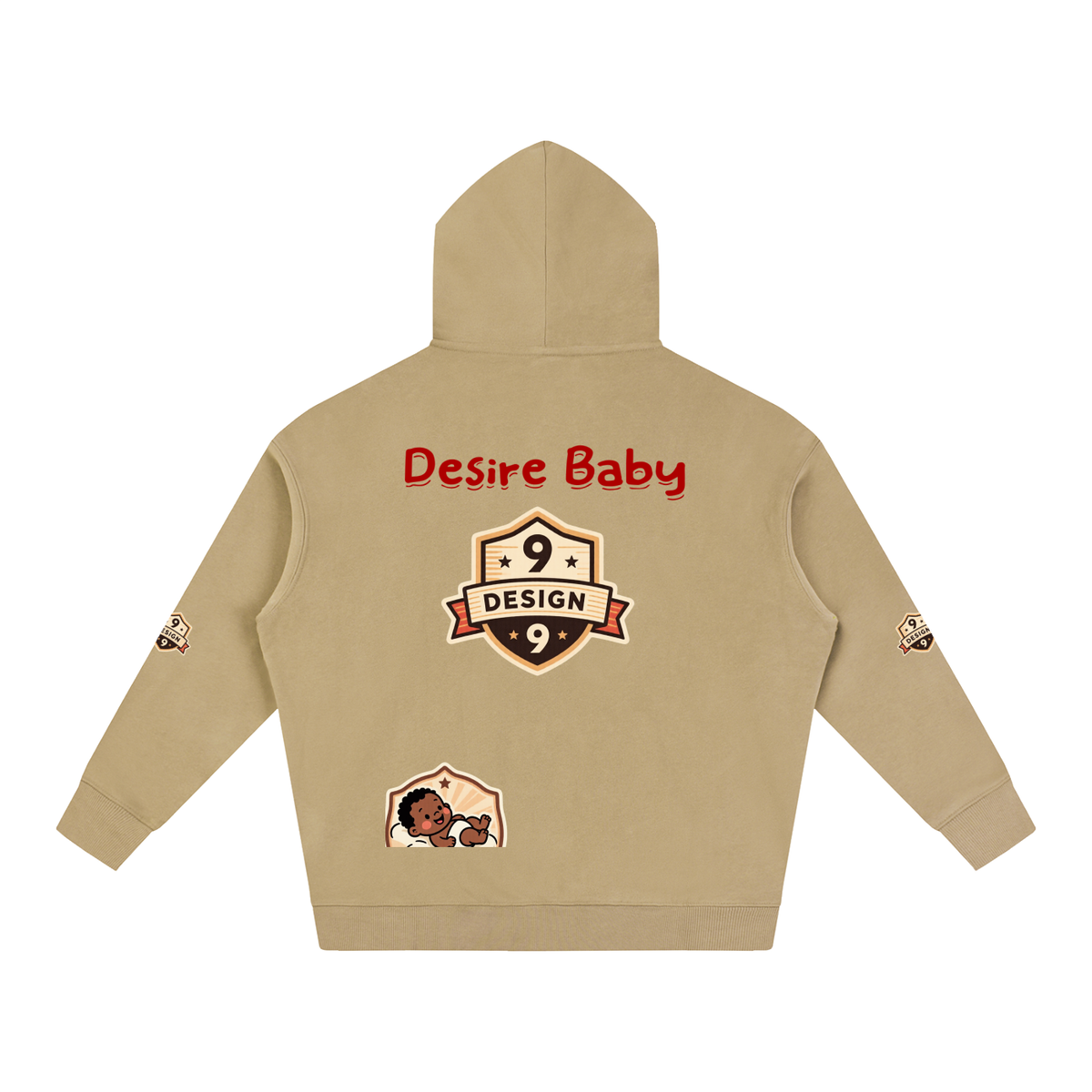J9neworleans Desire baby Fleeced Hoodie