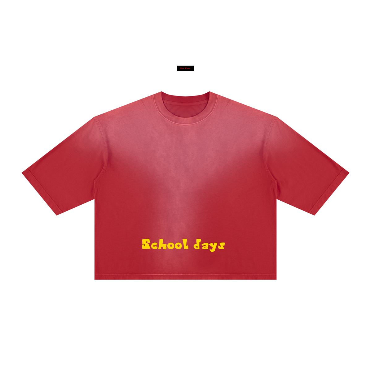 School kid Unisex Vintage Wash Sunfade Boxy T-Shirt