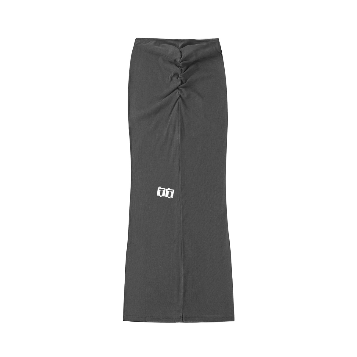 Truly tre Dyed Washed Drawstring Maxi Skirt