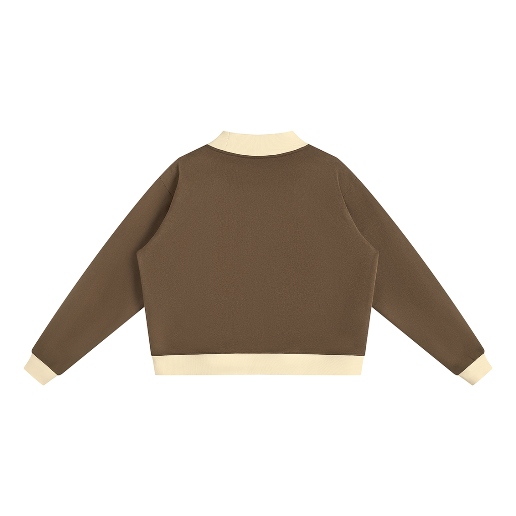 Gjwhf Women’s Mock Neck Crewneck Sweatshirt