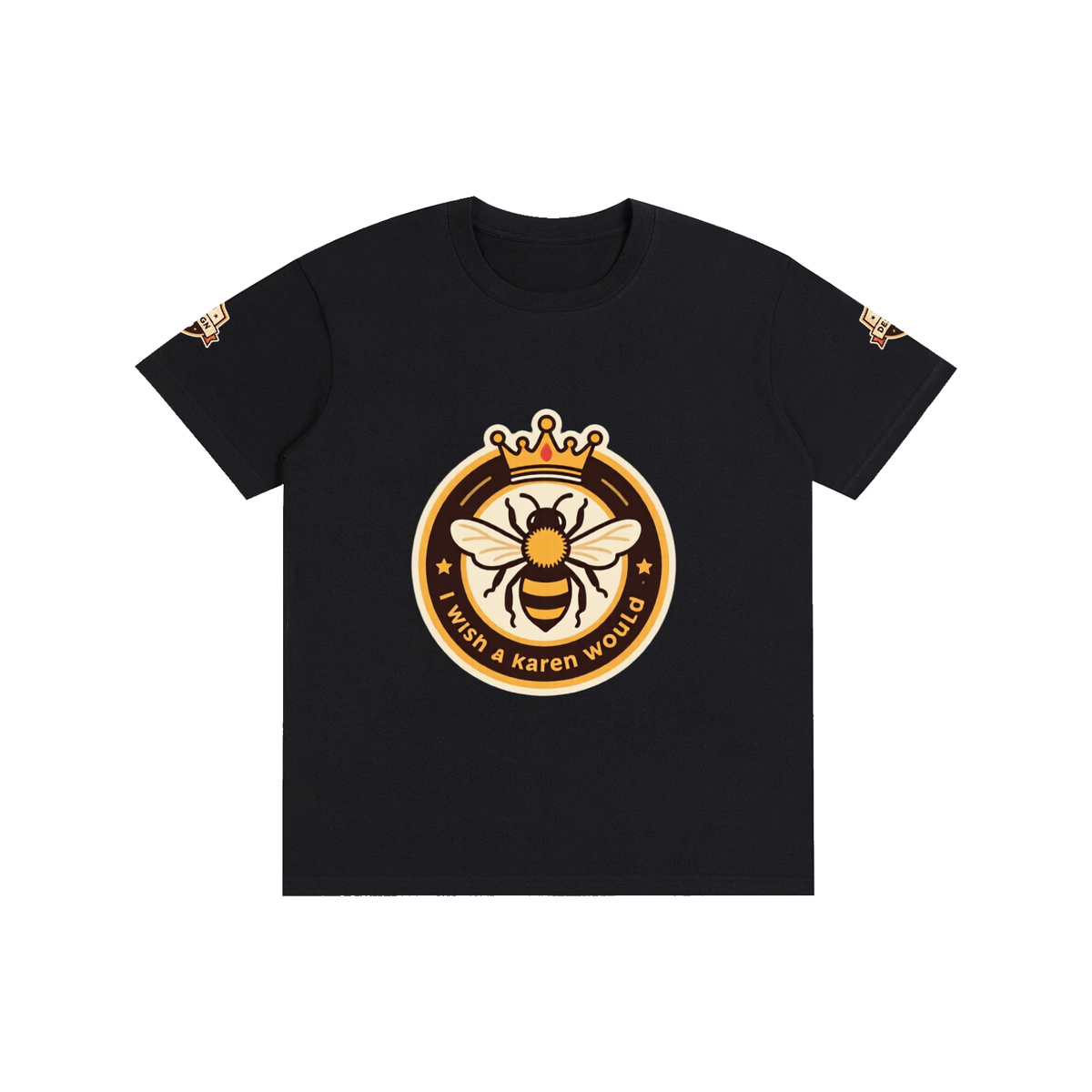 I wish a karen would Pure Cotton Unisex T-Shirt