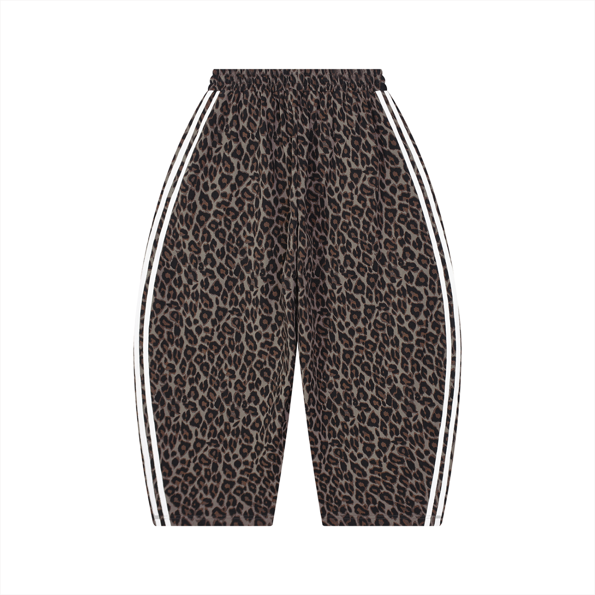 Leopard Unisex Leopard Barrel Leg Sweatpants