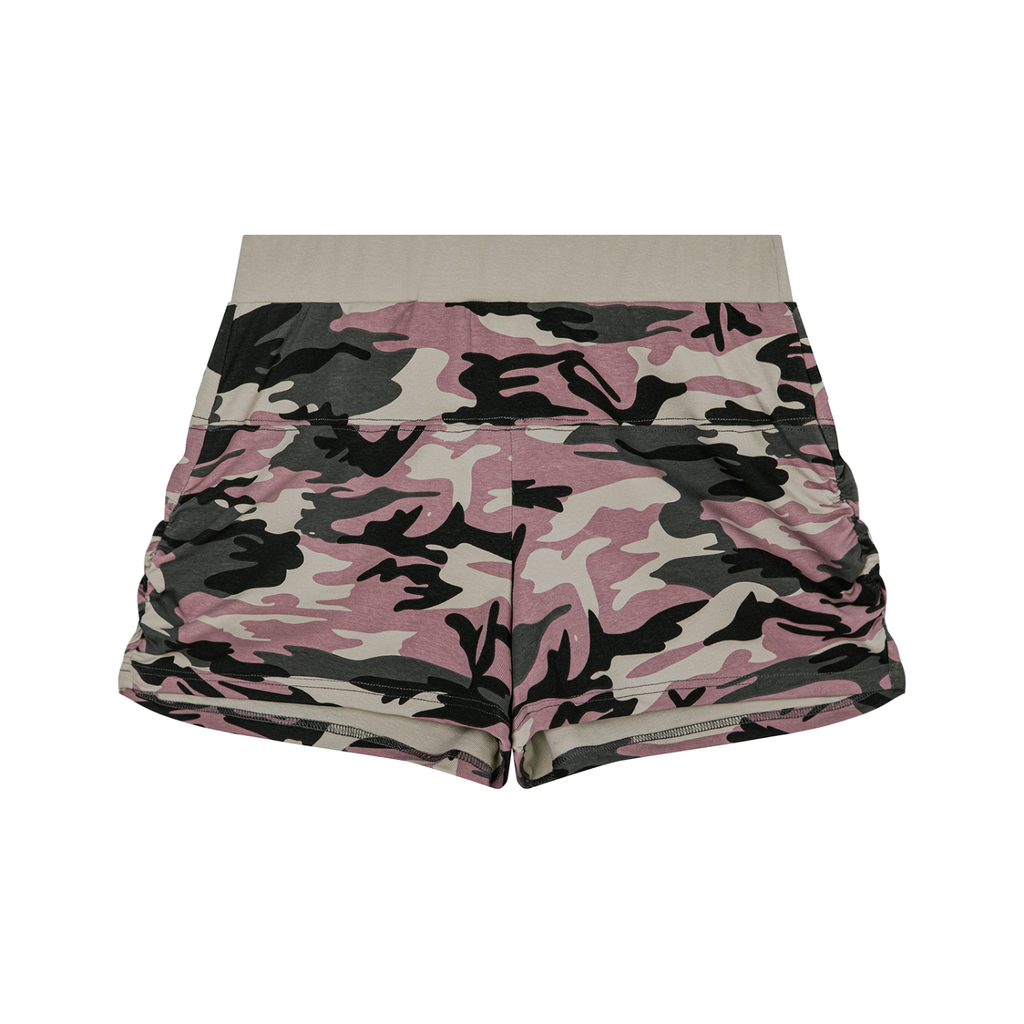 Soew Women's Slim Camo Shorts