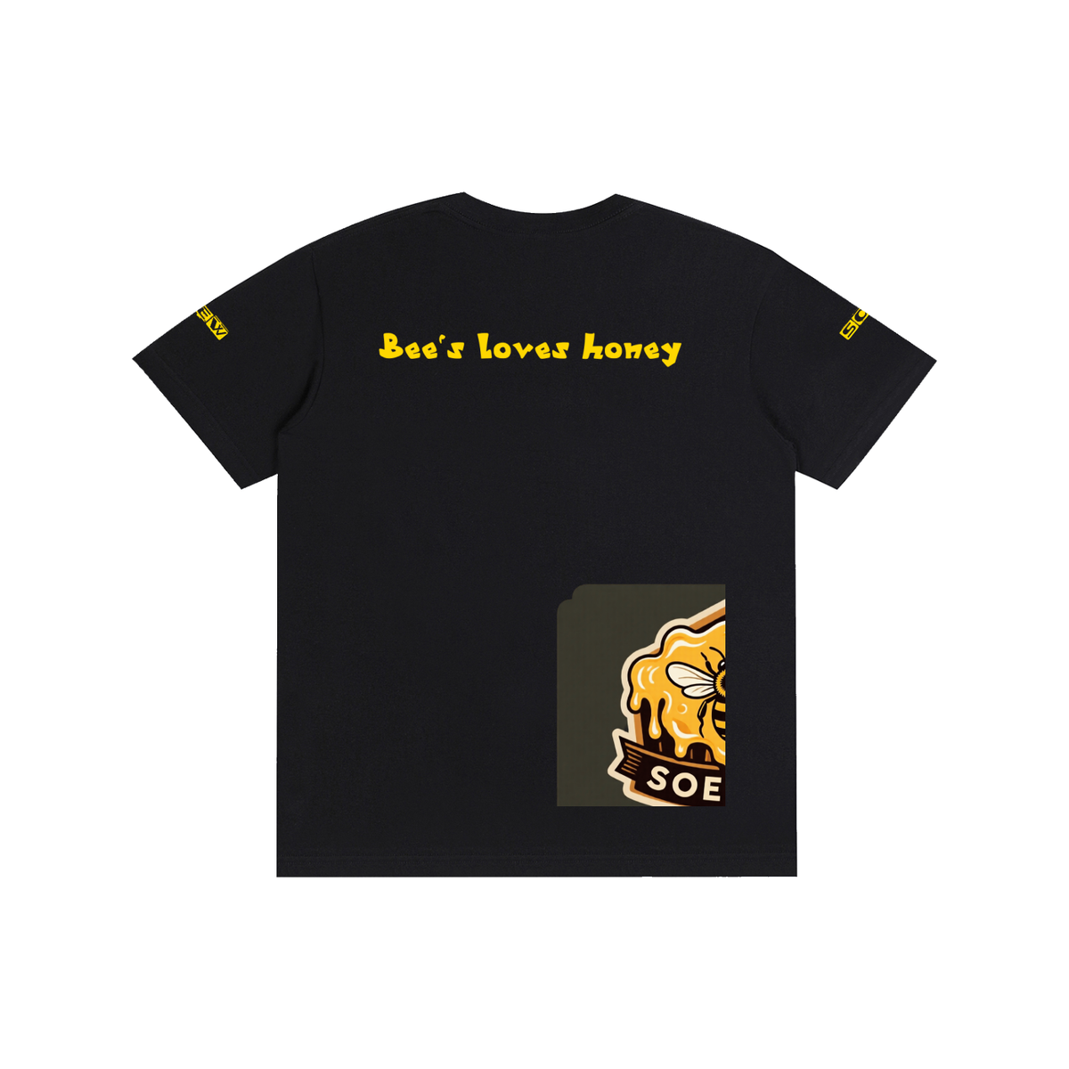 Bees loves honey Pure Cotton Unisex T-Shirt