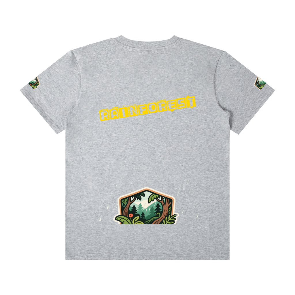 Rainforest Unisex Classic Crew Neck Cotton T-Shirt