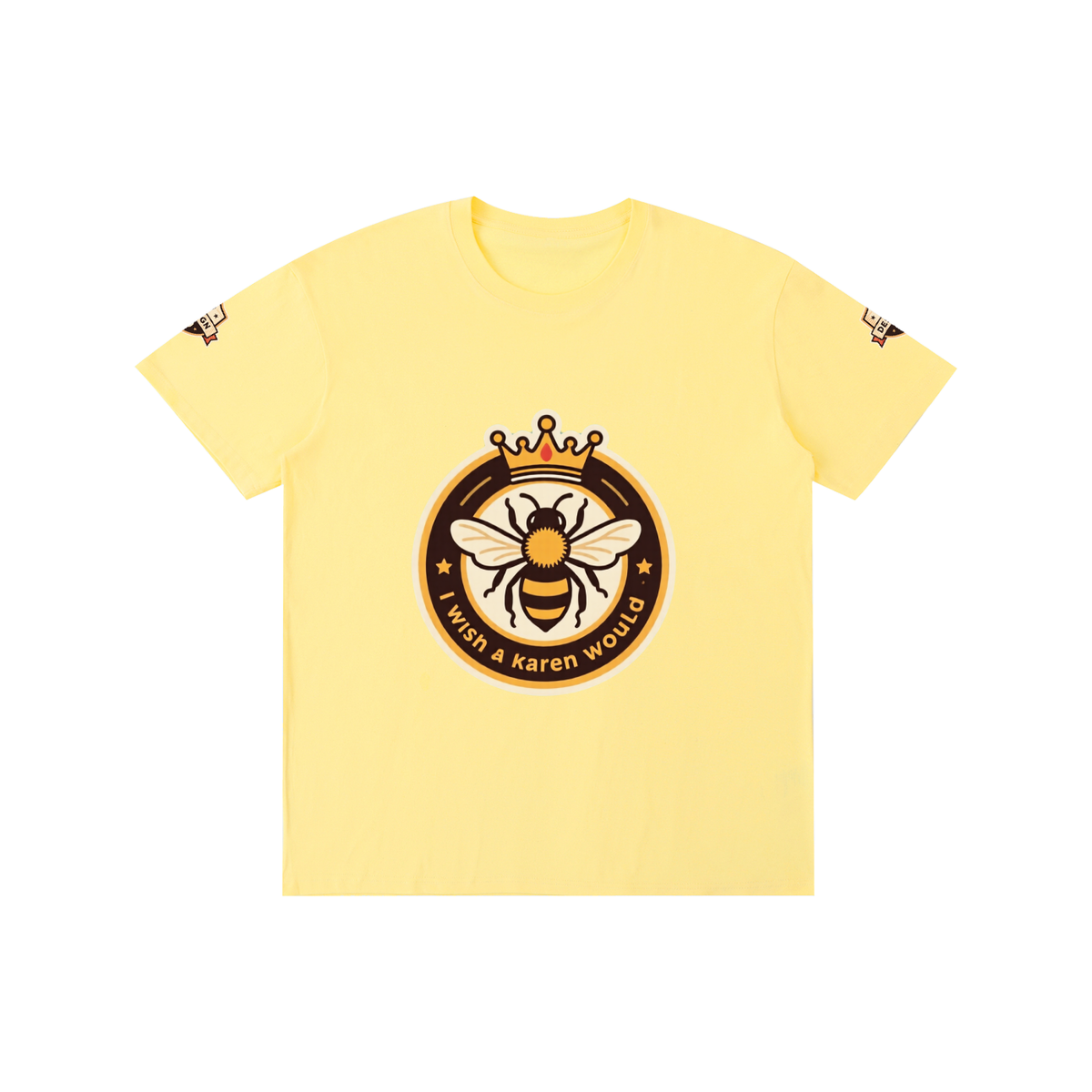 I wish a karen would Pure Cotton Unisex T-Shirt