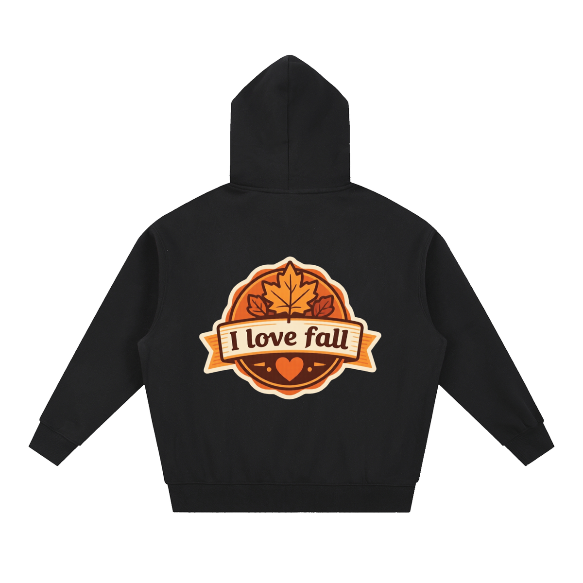 I love fall Essential Oversized Boxy Fit Fleece Hoodie