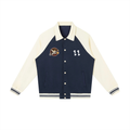 Angel speed  9/7/2026 <Raglan Sleeve Baseball Jacket