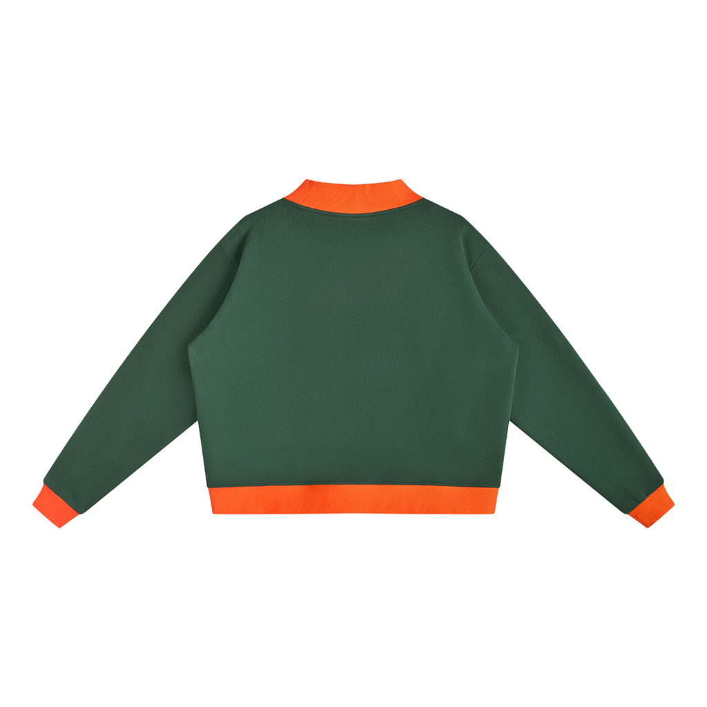 Gjwhf Women’s Mock Neck Crewneck Sweatshirt
