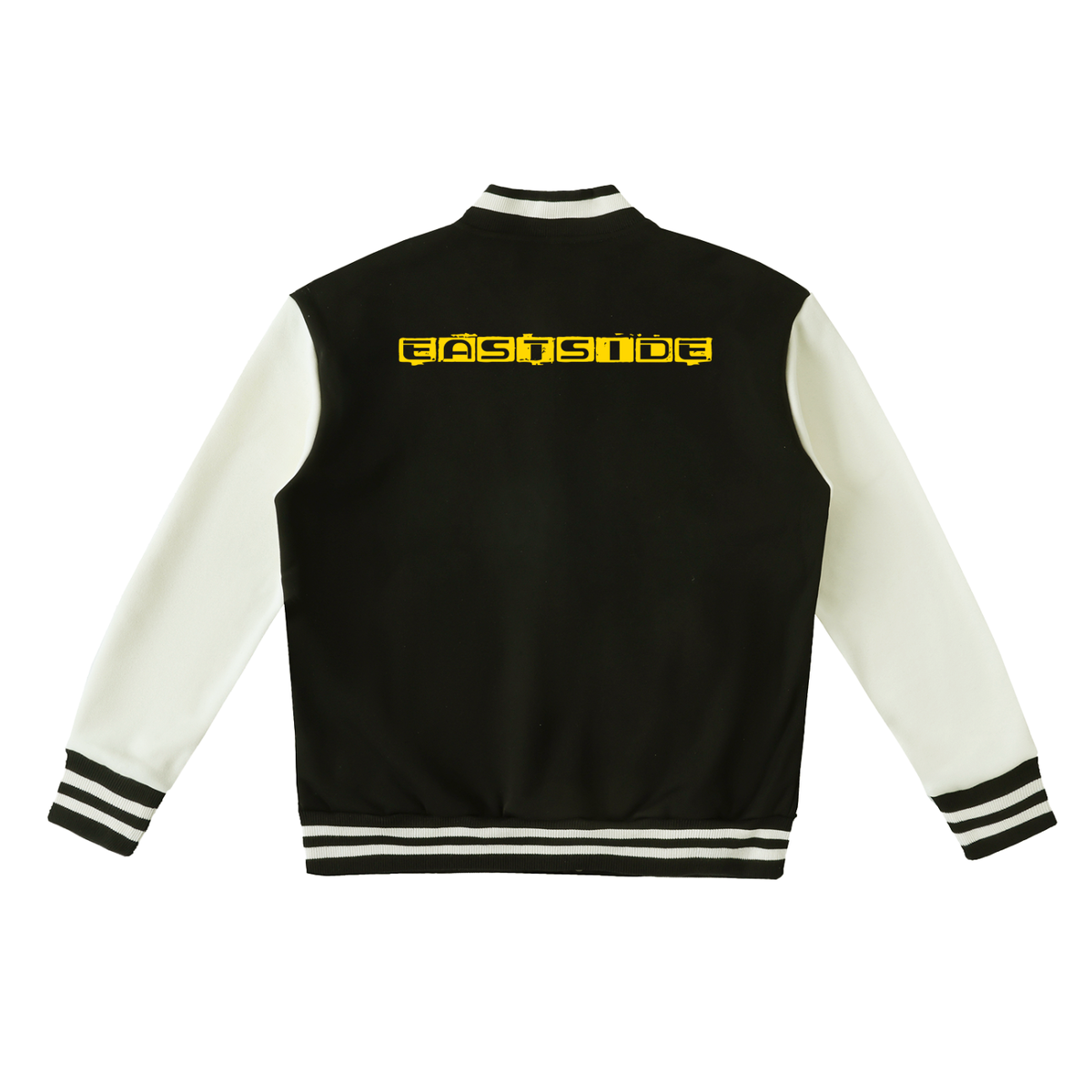 East side Two-Tone Fleeced Varsity Jacket